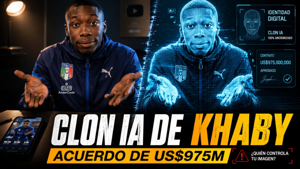 Khaby Lame autoriza su gemelo digital con IA en un acuerdo de US$975 millones