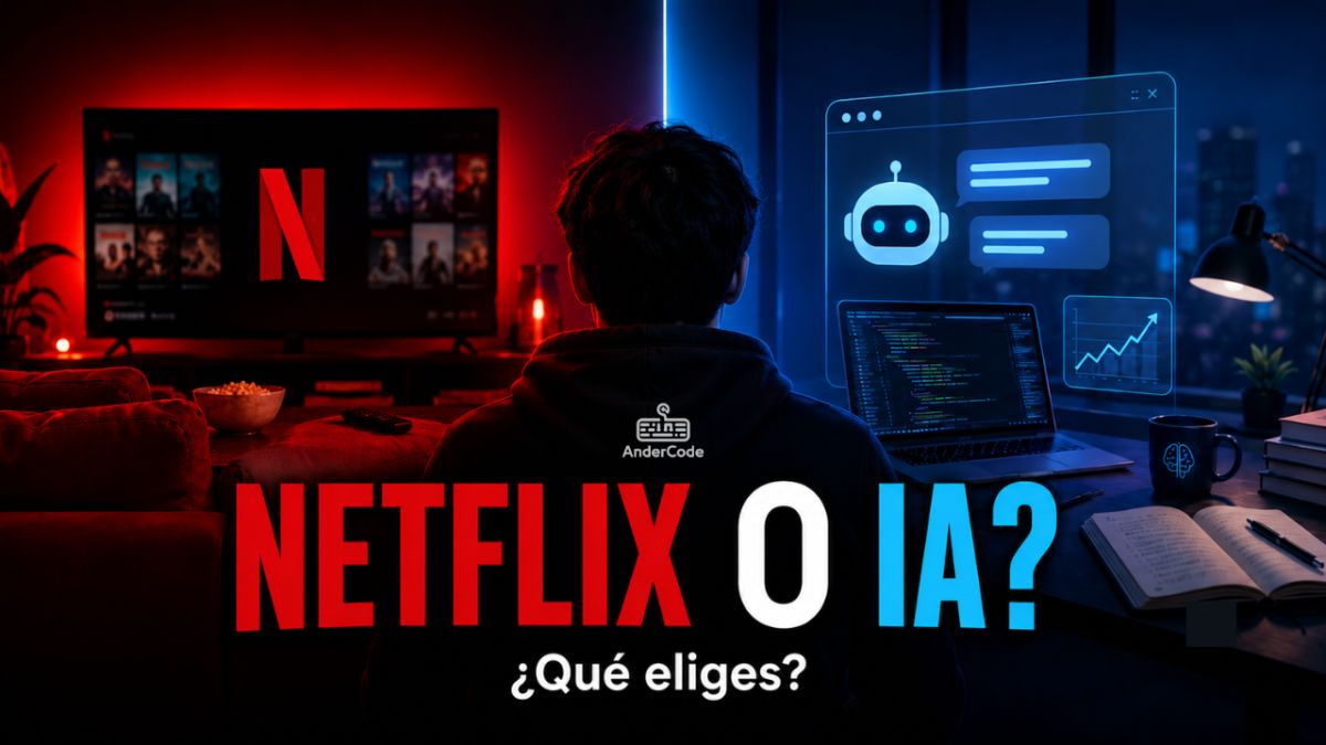 Netflix te entretiene, pero la IA puede transformar tu carrera: ¿cuál elegirías?
