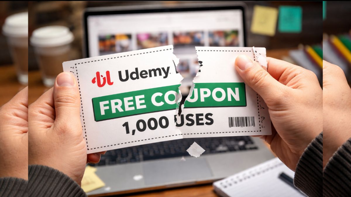 🚨 Udemy limita los cupones gratuitos: ya no podrás crear códigos de 1.000 usos