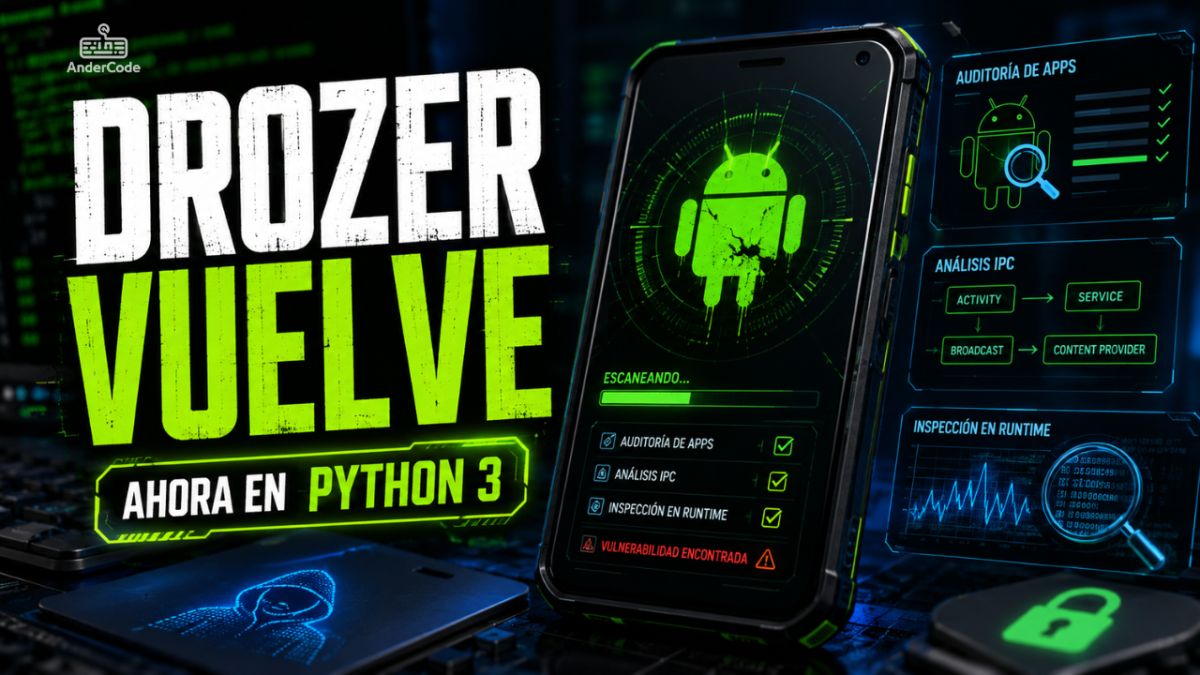 📱 drozer revive: el clásico framework de auditoría Android ahora funciona con Python 3
