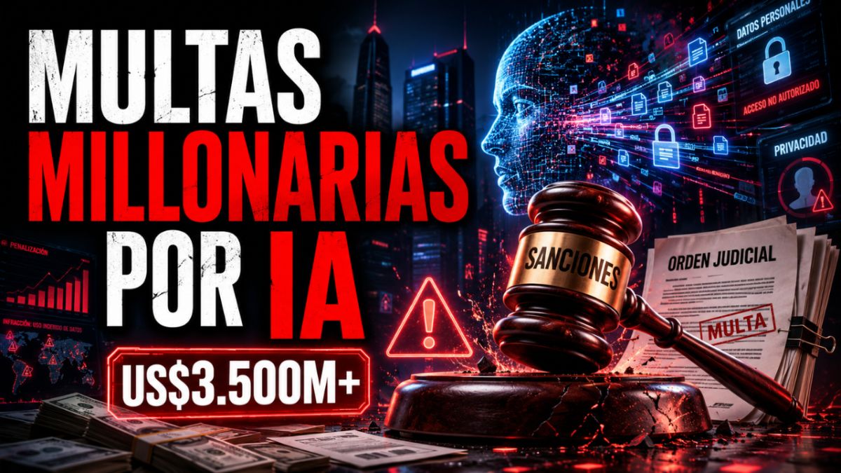 Big Tech ya paga el precio de la IA: sanciones superan los US$3.500 millones