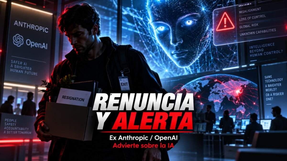 🚨 Investigador de Anthropic renuncia y lanza una seria advertencia sobre el futuro de la IA