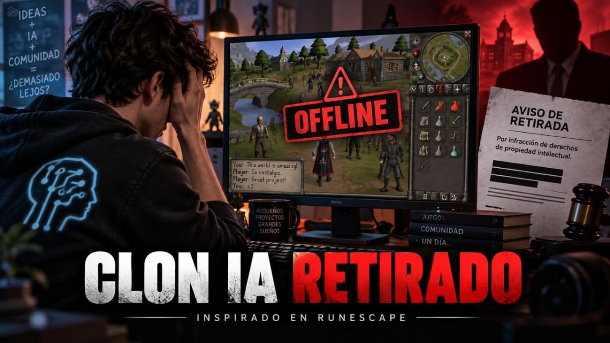 Empleado de OpenAI crea un clon de RuneScape con IA y Jagex obliga a cerrarlo