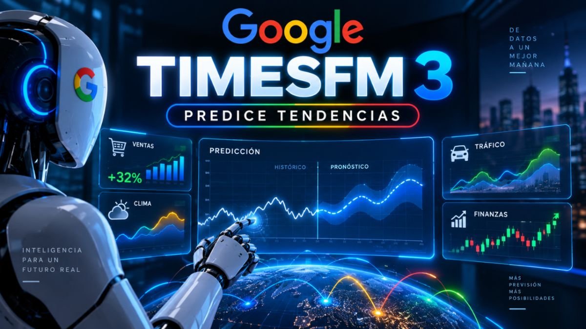 Google lanza TimesFM 3: la IA que puede anticipar ventas, demanda y tendencias sin entrenar un modelo desde cero