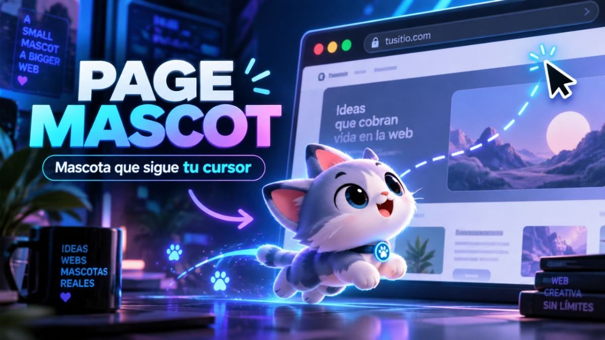 Page Mascot: la herramienta que pone una mascota interactiva en tu web y sigue el cursor