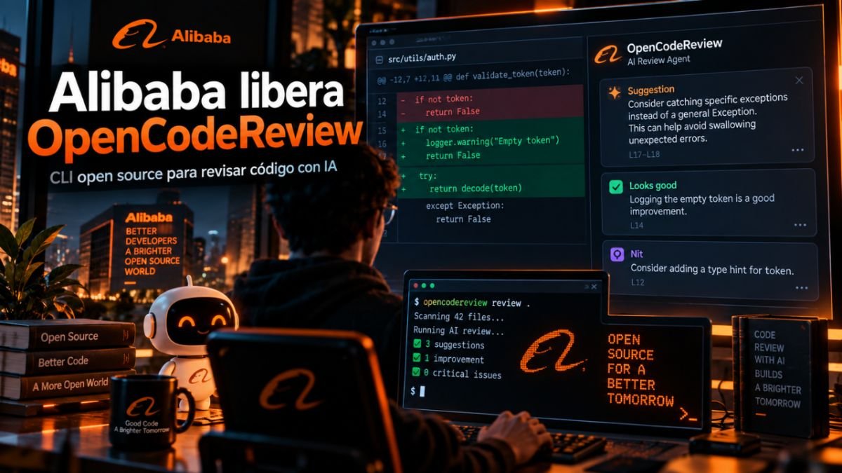 Alibaba libera OpenCodeReview: una IA open source que revisa tu código y funciona con varios modelos