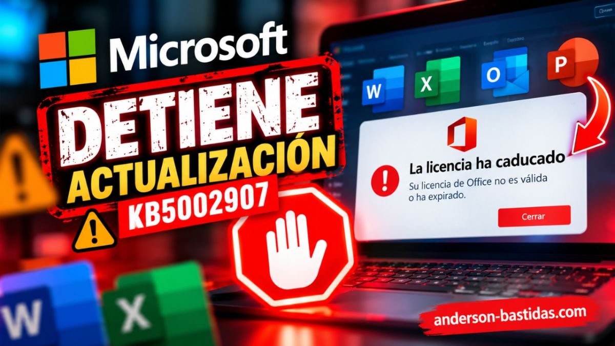 🚨 Microsoft frena una actualización de Office: usuarios reportan licencias desactivadas tras instalar KB5002907