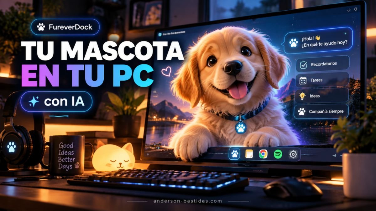 Convierte a tu mascota en un asistente con IA en tu PC: así funciona FureverDock y puedes probarlo