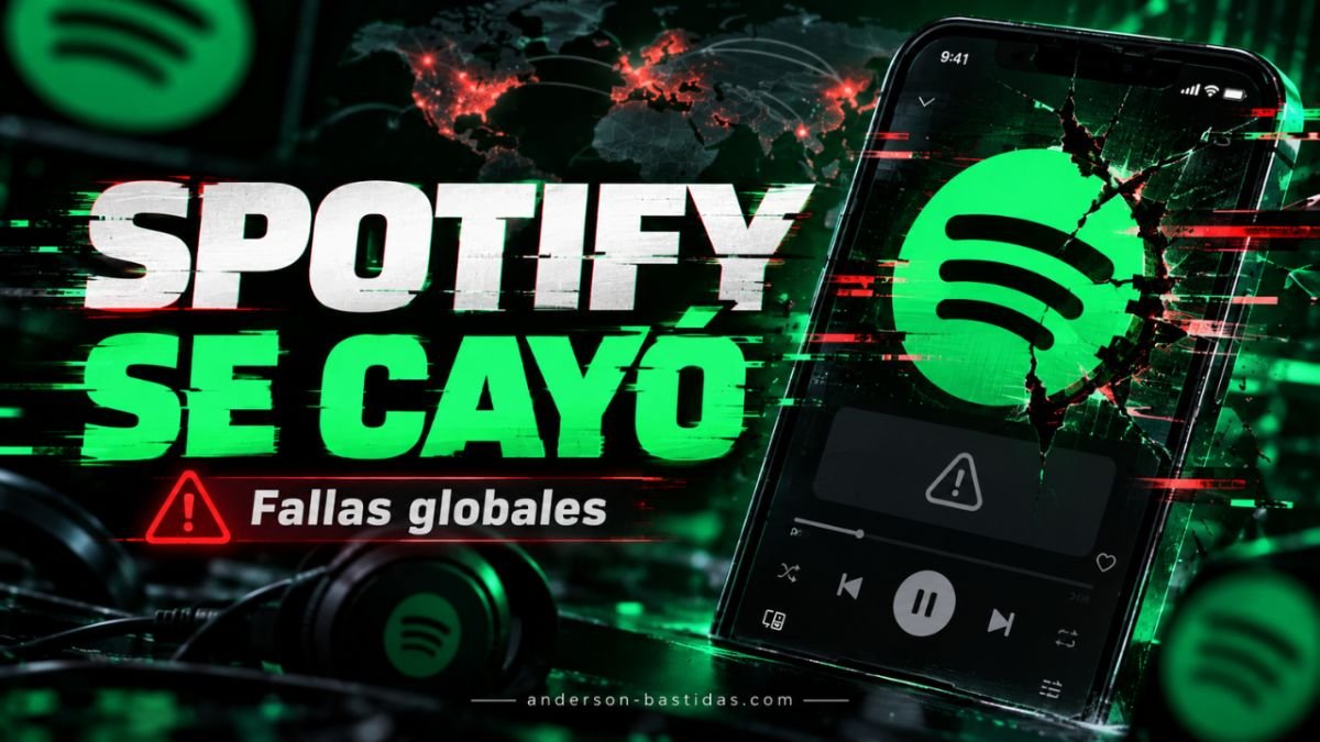 Spotify se cae a nivel global: miles de usuarios reportan problemas para escuchar música