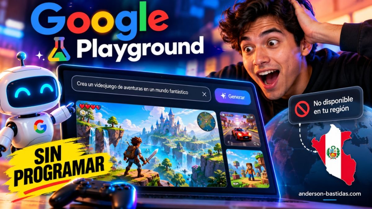 Google lanza Playground: crea videojuegos con IA sin programar, pero Perú queda fuera