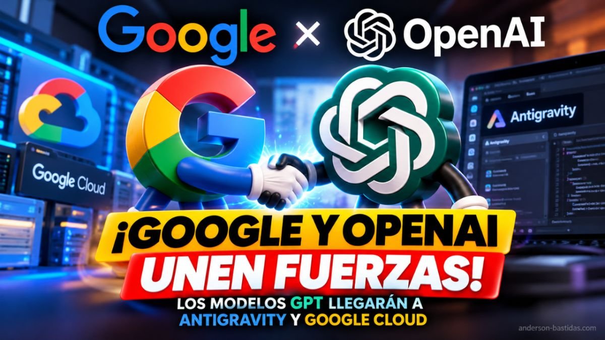 ¡Google y OpenAI sorprenden al mundo! ChatGPT llegará a Antigravity y Google Cloud